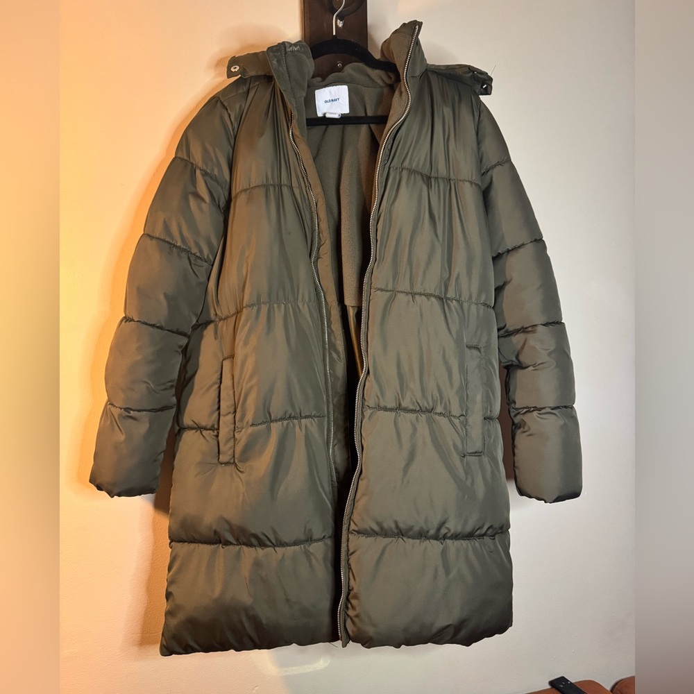 Longline Puffer Jacket